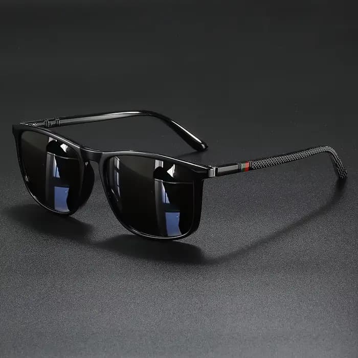 2 paires de lunettes de soleil polarisées carrées vintage de luxe UV400 pour hommes et femmes, idéal