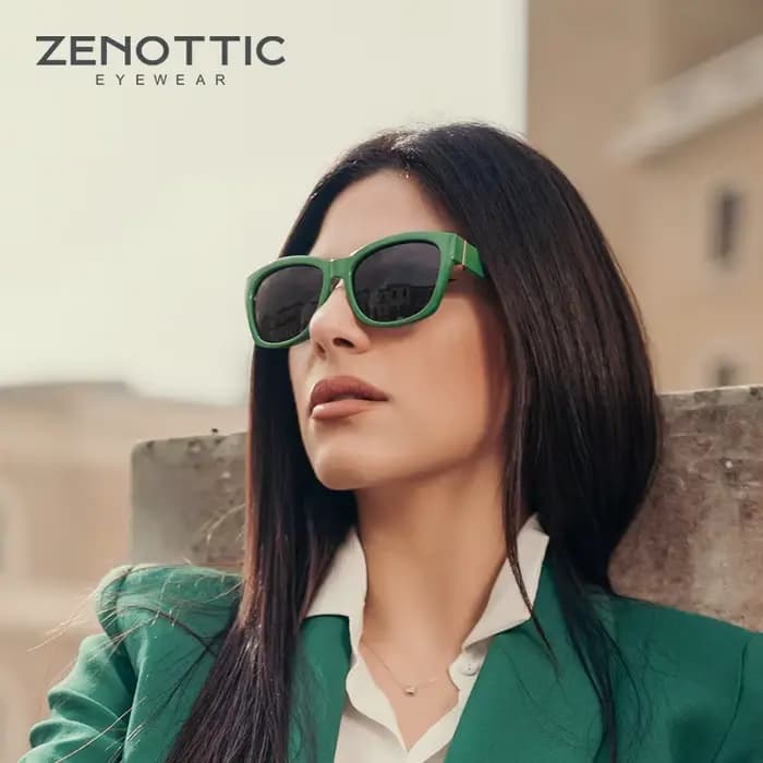 ZENOTTIC papillon femmes surdimensionné lunettes de soleil polarisées Vintage nuances Protection UV