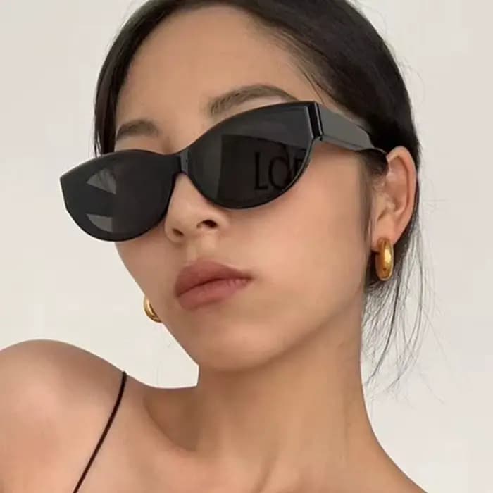 1/4 pièces mode petit œil De chat lunettes De soleil Vintage marque concepteur lunettes De soleil fe