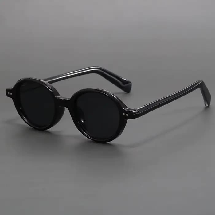 Lunettes de soleil rondes unisexes en plastique, tendance, pour la photographie de rue et les sortie