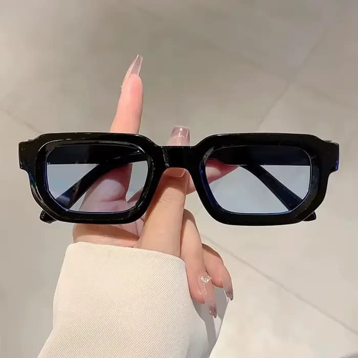 6 pièces/ensemble femmes Vintage Rectangle cadre lunettes de soleil mode rétro lunettes de soleil ma