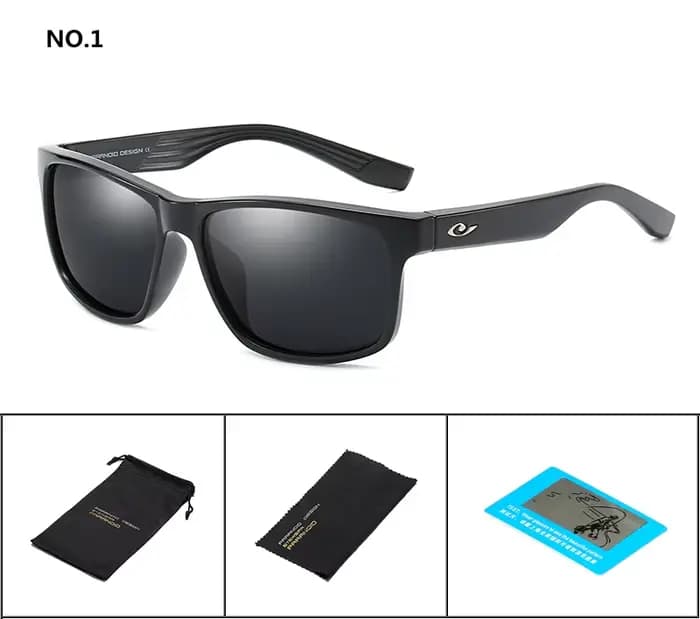 PARANOID-Lunettes de soleil vintage polarisées pour hommes, lunettes de soleil pour hommes, conduite