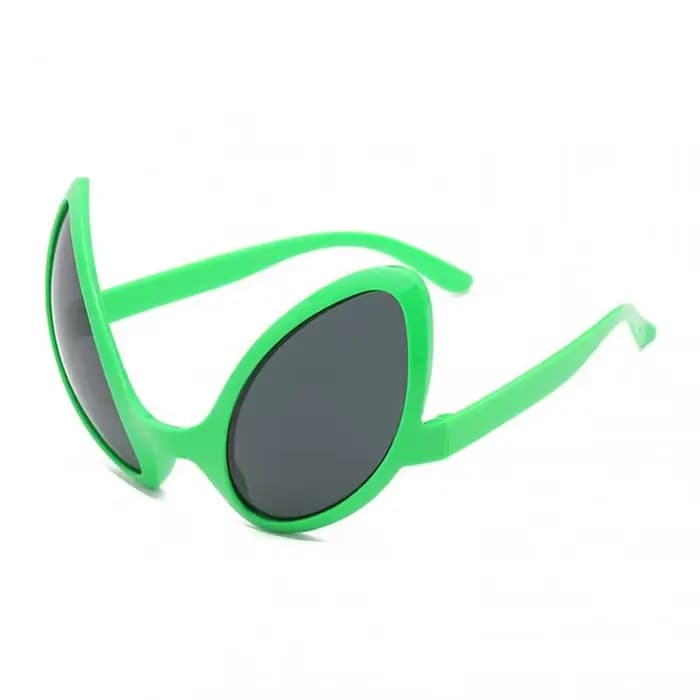 Lunettes de soleil extraterrestres drôles, lunettes de soleil de fête, lentilles arc-en-ciel à la mo