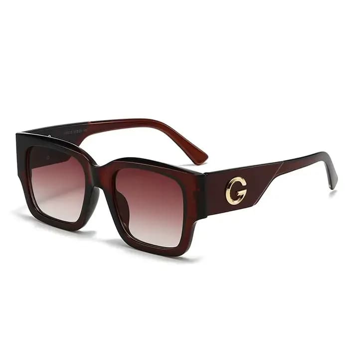 Lunettes de soleil de marque de luxe G Fashion pour femmes et hommes, lunettes carrées élégantes eur