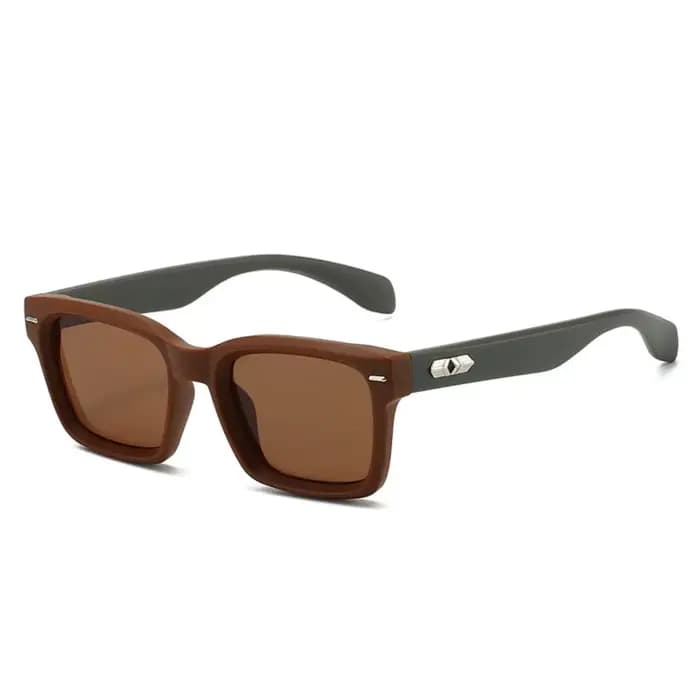 Ensemble de lunettes tendance pour hommes, monture carrée rétro, haut de gamme