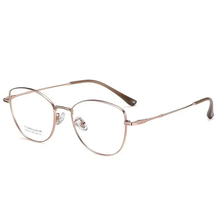 Lunettes de vue anti-lumière bleue en titane pur ultralégères, monture élégante en métal ultra-fin,