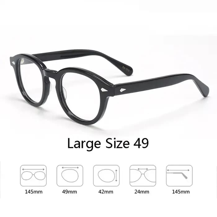 Lunettes de Prescription personnalisées pour hommes, monture Johnny Depp, photochromique, Anti-lumiè