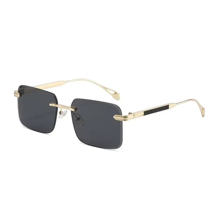Lunettes de soleil carrées en métal de luxe pour hommes, femmes, unisexe, lunettes de soleil de créa