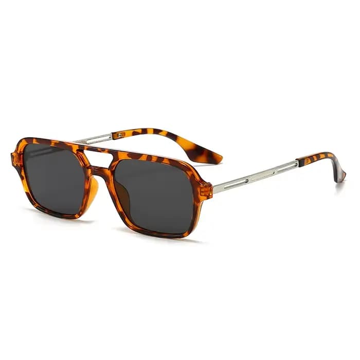 Nouvelles Lunettes de Soleil Carrées Vintage pour Femmes et Hommes, Lunettes de Soleil Rectangulaire