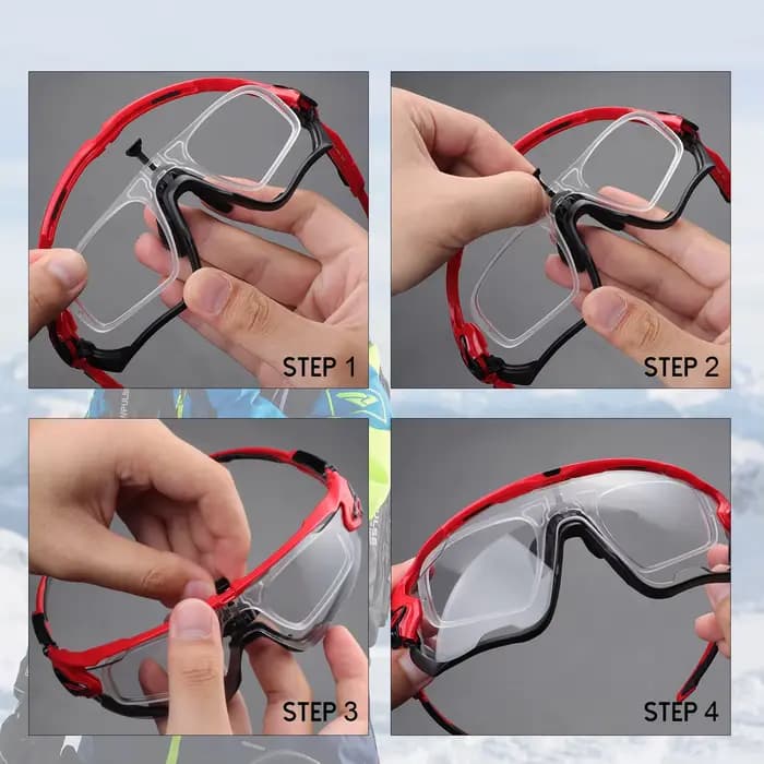 Clip de prescription à clipser HDTAC pour lunettes de soleil Oakley Jawbreaker