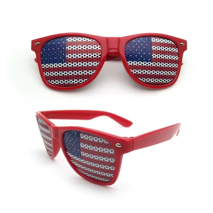 Lunettes de soleil américaines National Feel pour hommes et femmes, lunettes de soleil, fête de la m