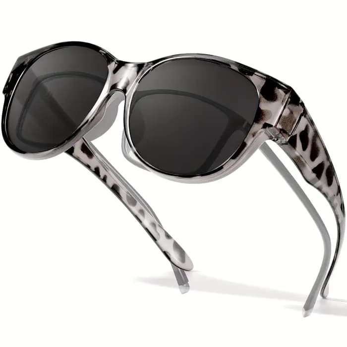 Lunettes de soleil polarisées adaptées aux lunettes, aux lunettes de soleil pour les femmes pour sor