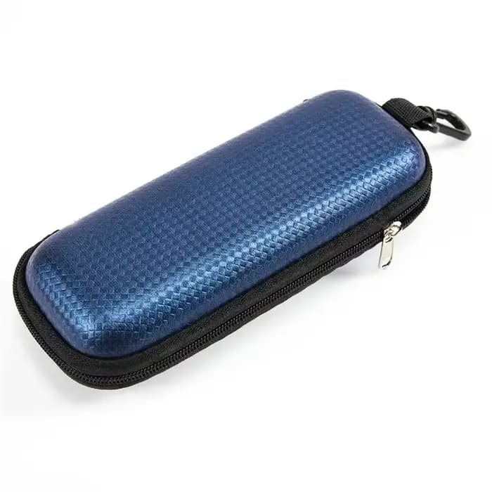 Étui rigide portable en EVA pour lunettes de soleil avec cordon, fermeture éclair, léger, boîte de p