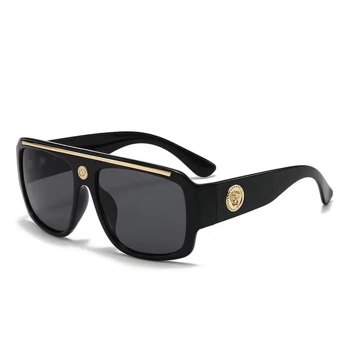 Lunettes de soleil de luxe de marque de mode pour hommes et femmes 2026, surdimensionnées, style vin