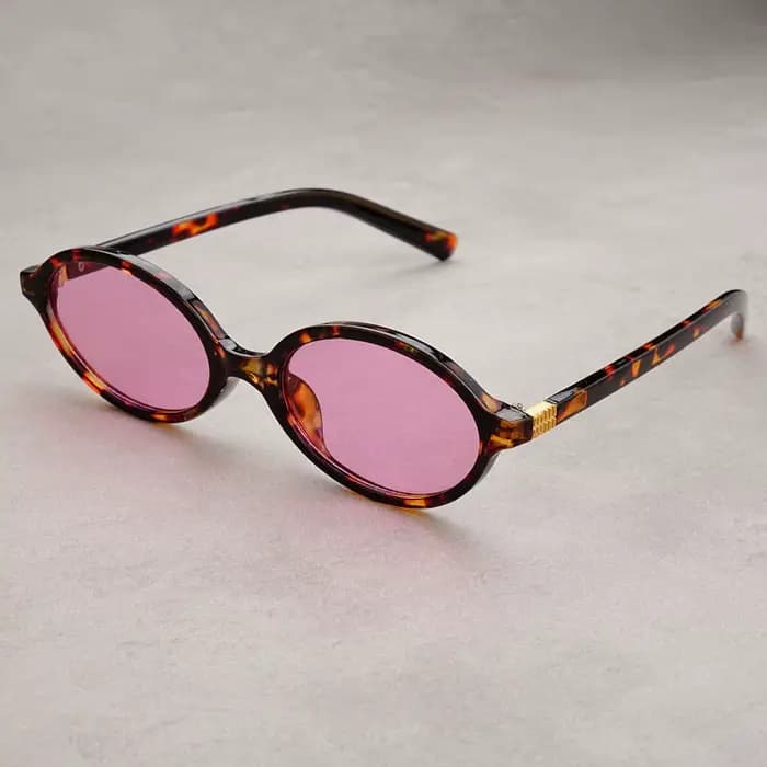 Nouvelles lunettes de soleil ovales pour femmes marque de mode noir petit cadre lunettes de soleil f