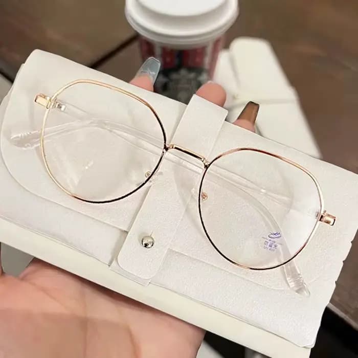 Lunettes d'ordinateur transparentes pour hommes et femmes, lunettes rondes anti-lumière bleue, lunet