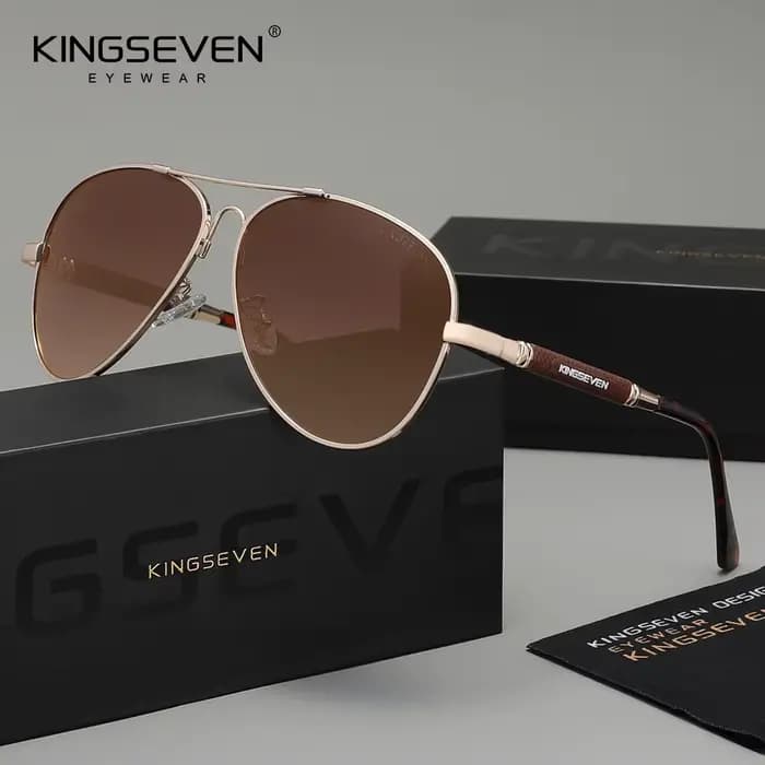 KINGSEVEN Original Vintage classique pilote lunettes de soleil femmes hommes lunettes conduite haute
