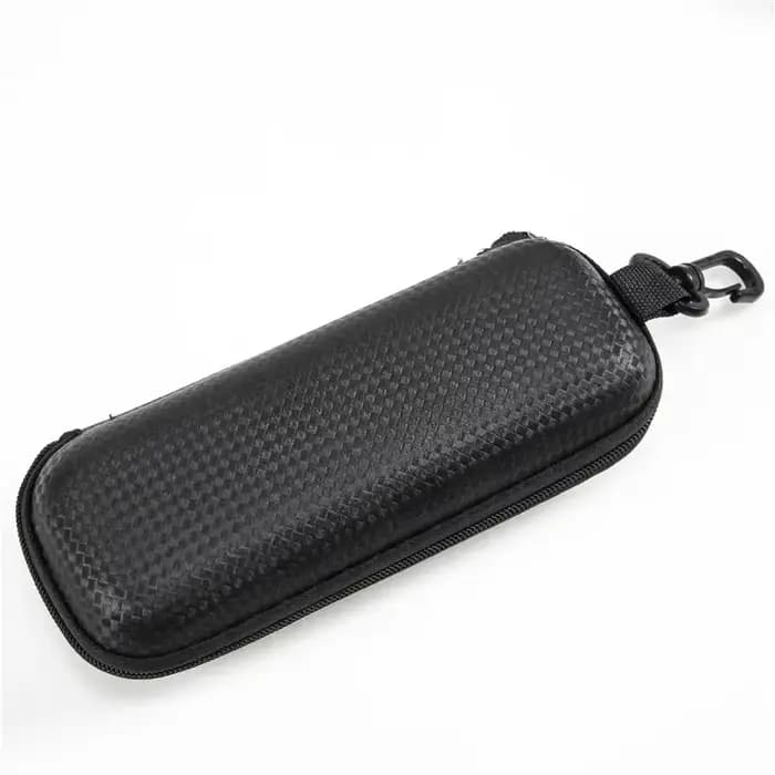 Étui rigide portable en EVA pour lunettes de soleil avec cordon, fermeture éclair, léger, boîte de p