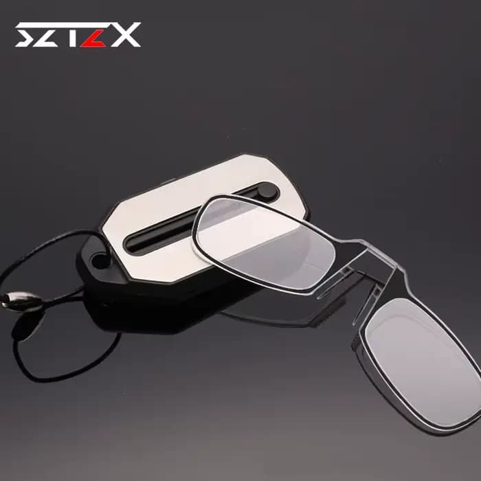 Lunettes de lecture à clipser pour le nez, pliables, ultralégères, porte-clés, pour hommes et femmes