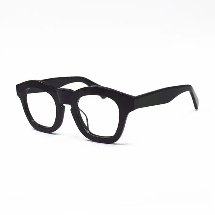 Montures de lunettes en acétate d'italie faites à la main au japon, verres transparents, monture com