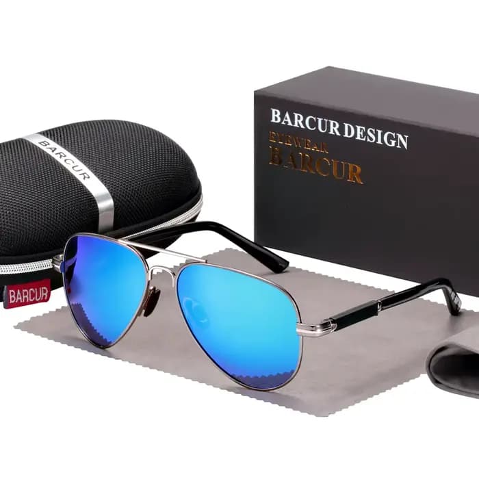 BARCUR-Lunettes de soleil polarisées pour hommes et femmes, accessoires de conduite