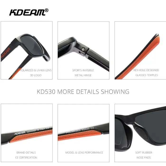 KDEAM-Lunettes de soleil polarisées pour hommes et femmes, nouvelles lunettes de soleil photochromiq