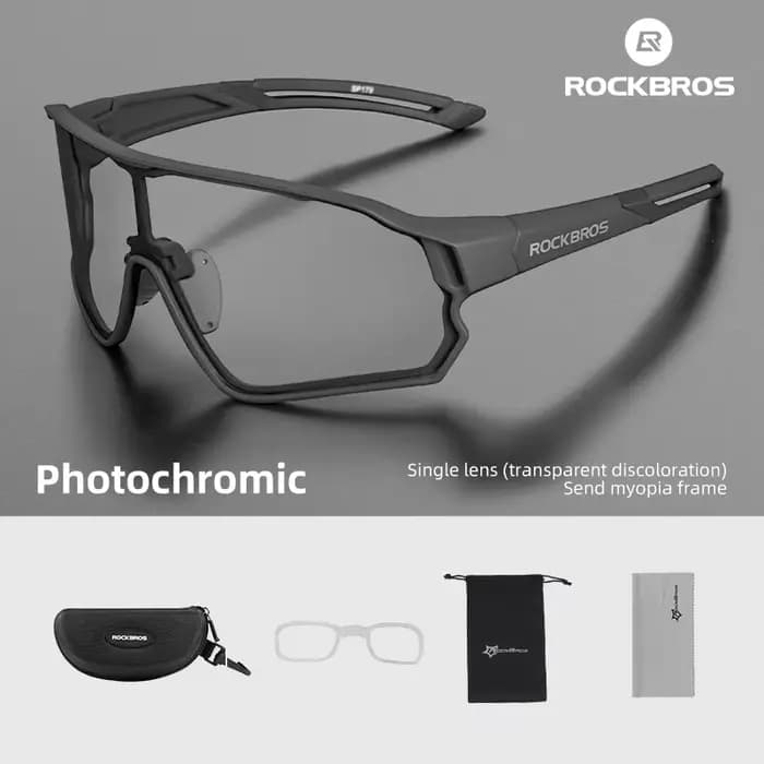 ROCKBROS lunettes de cyclisme photochromiques vtt lunettes de vélo de route UV400 Protection lunette