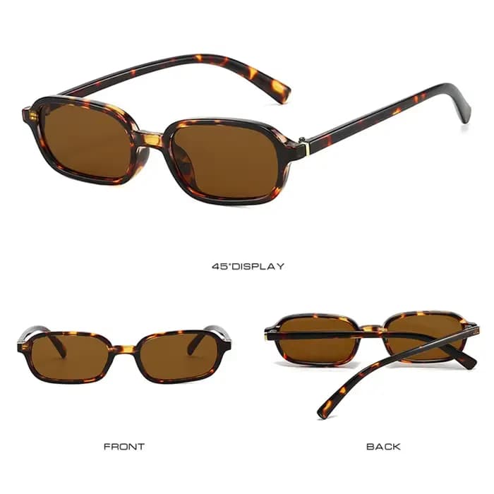 KLASSNUM Vintage lunettes de soleil hommes femmes 2026 lunettes à la mode Rectangle lunettes de sole