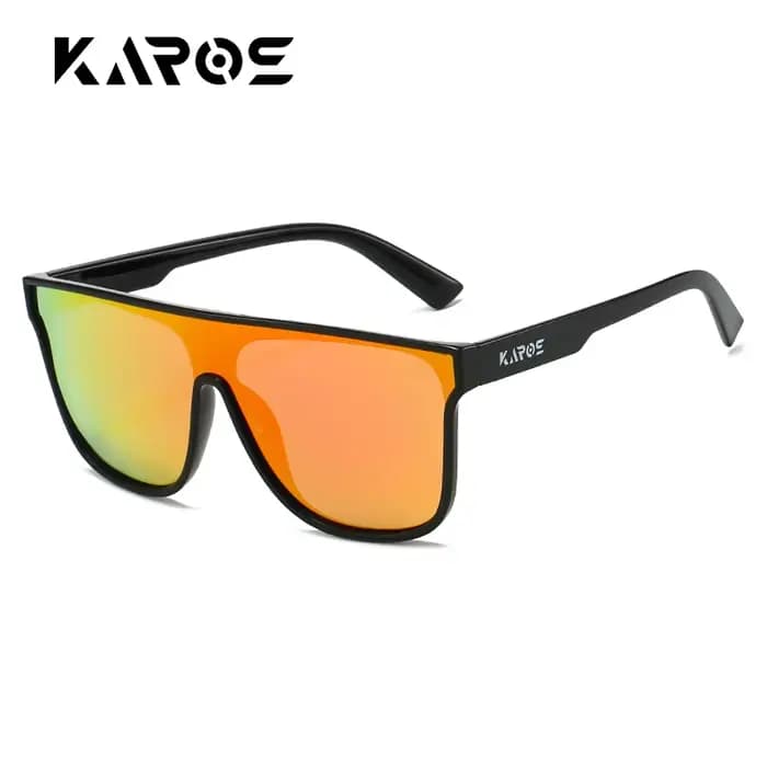 KAROS surdimensionné mode lunettes de soleil polarisées hommes femmes en plein air grand cadre lunet