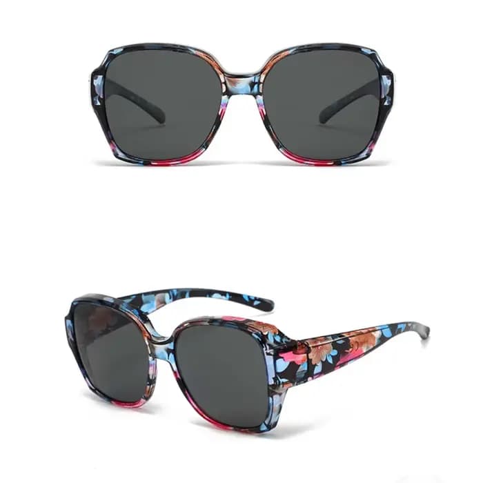 Lunettes de soleil surdimensionnées T01 pour femmes et hommes, monture carrée, protection UV400