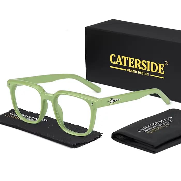 CATERSIDE lunettes à lumière plate hommes marque Design TR90 montures carrées lunettes femmes affair