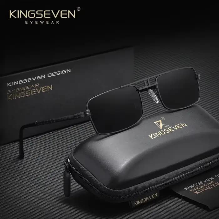 KINGSEVEN Lunettes de soleil vintage populaires unisexe, décontractées, pour la conduite en extérieu