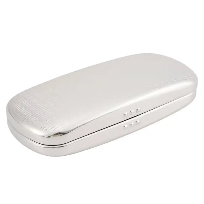 Étui à lunettes A95D, étui à lunettes à coque rigide en aluminium, boîte à lunettes rayée