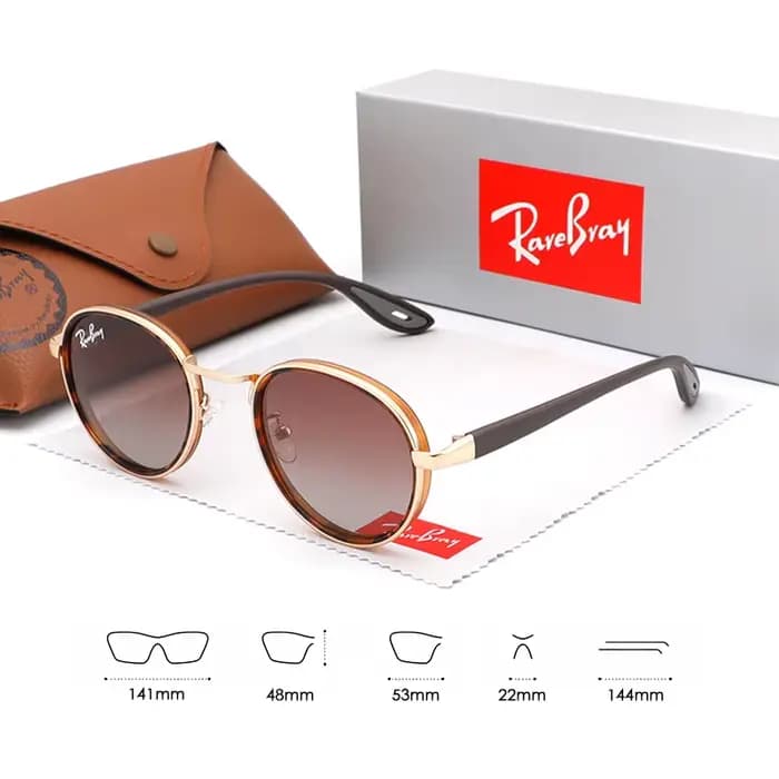 Lunettes de soleil classiques rondes RareBray, UV400, polarisées, lunettes de mode de haute qualité,