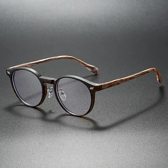 KAMMPT Vintage lunettes rondes mode rétro bleu lumière bloquant lunettes à la mode Design élégant co
