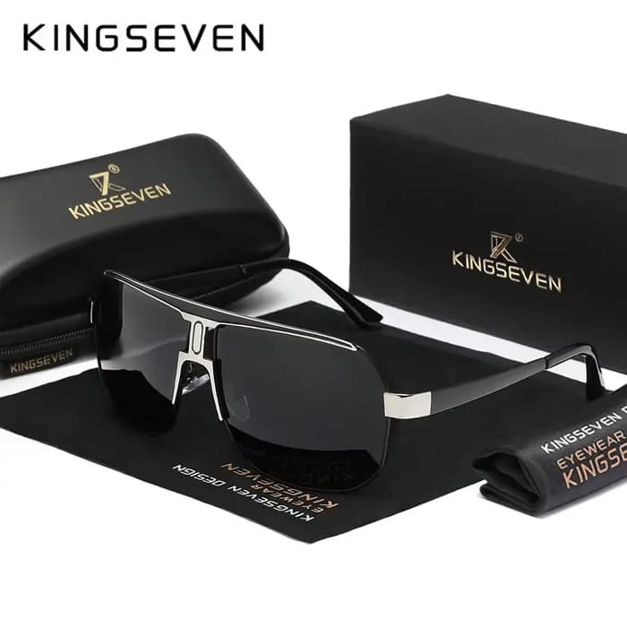 KINGSEVEN marque Design Vintage lunettes de soleil polarisées hommes mode extérieur UV400 lunettes r