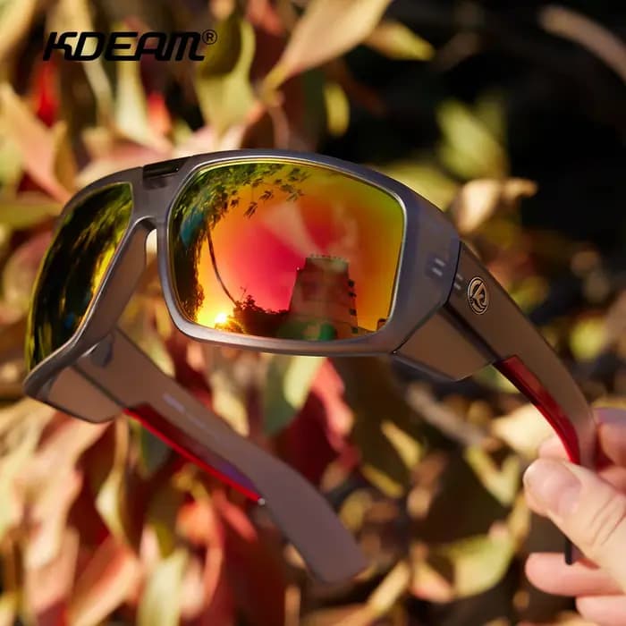 KDEAM Muscle Car Styling et performances sérieuses lunettes de soleil polarisées pour hommes lunette