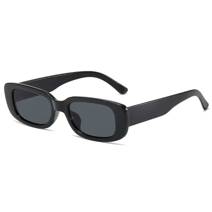 Nouveau petit cadre blanc ovale lunettes de soleil tendance lunettes de soleil unisexe Punk rue tend