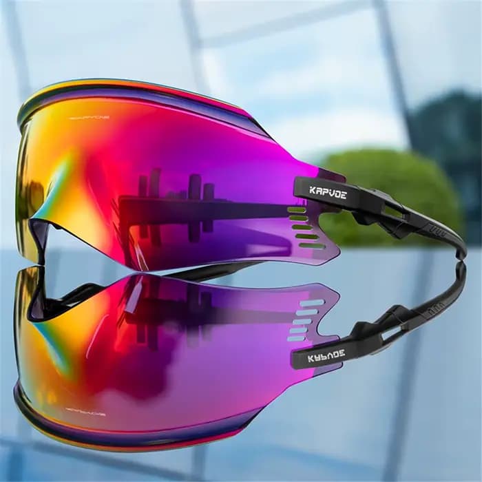 KAPVOE nouvelles lunettes de soleil de cyclisme sur route UV400 lunettes de pêche vtt vélo lunettes