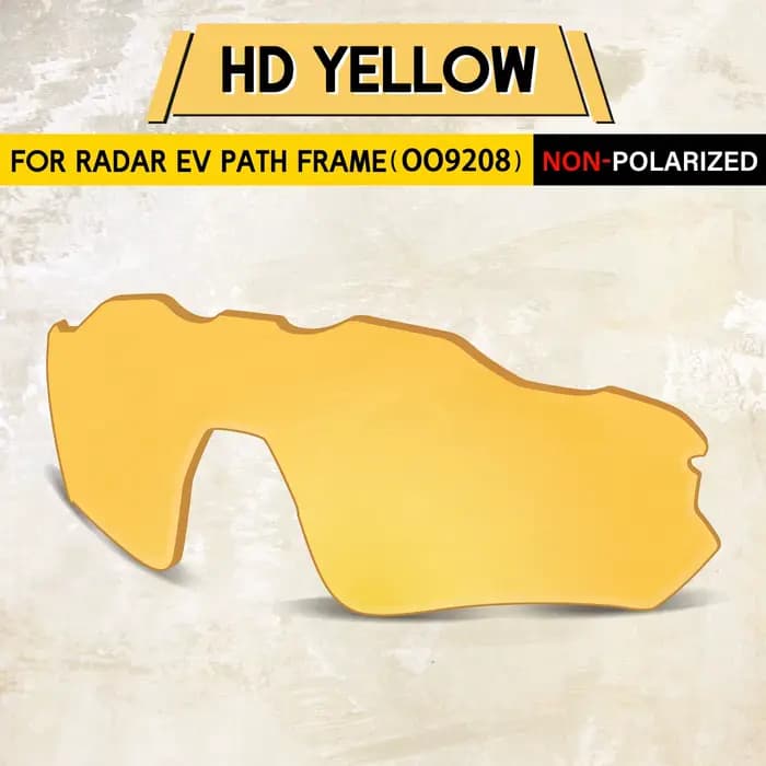 Lentilles de remplacement polarisées pour lunettes de soleil Oakley Radar EV Path OO9208 - Protectio