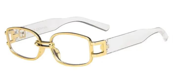 Lunettes de soleil rectangulaires à monture fine pour femmes, lunettes de soleil carrées rétro de lu