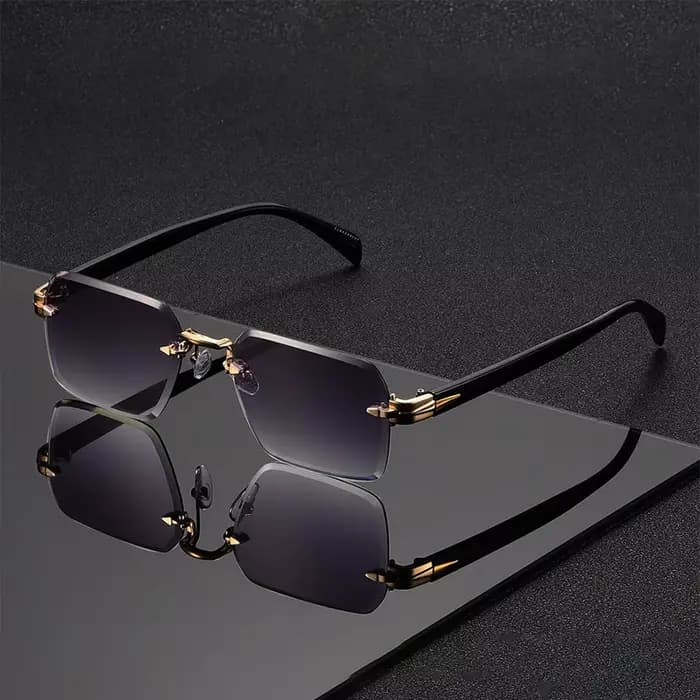 Lunettes de soleil classiques unisexes à la mode, sans cadre, tendance, pour Costume de vacances, me