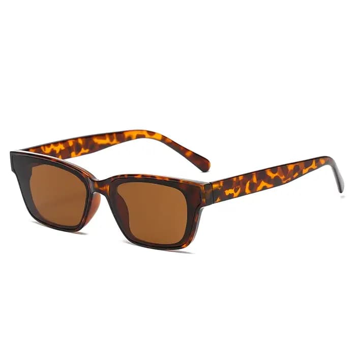 Petites lunettes de soleil rectangulaires vintage pour femmes, lunettes de soleil pour femmes, mode