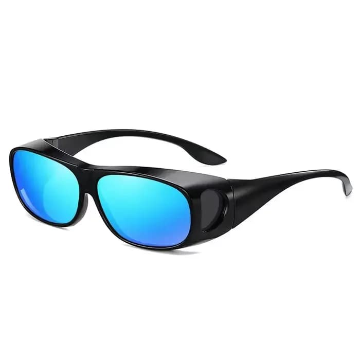 2025 lunettes de soleil polarisées adaptées sur les yeux lunettes de conduite enveloppement lunettes