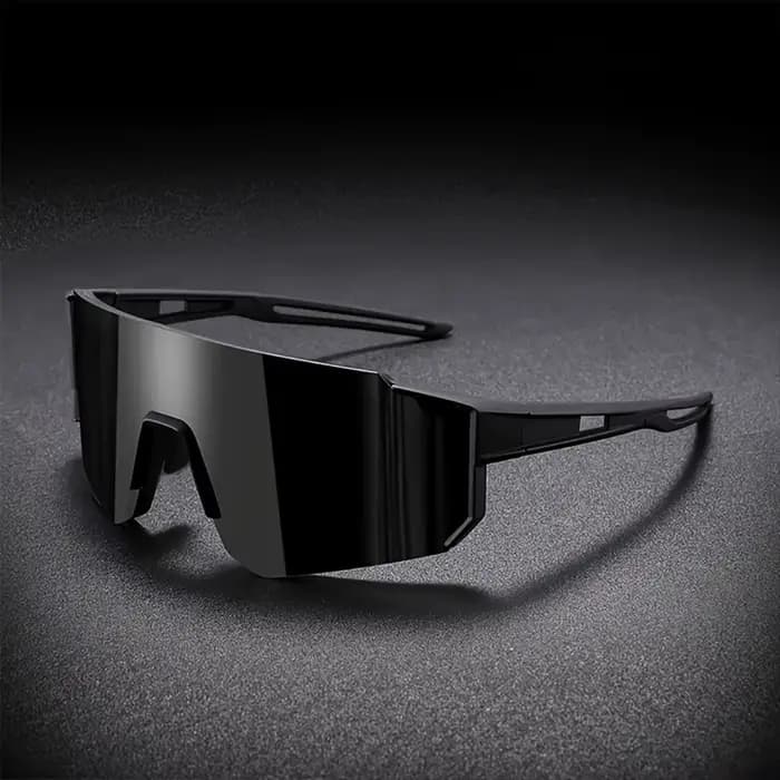 Lunettes de soleil de cyclisme surdimensionnées pour hommes, lunettes de vélo, lunettes anti-vent, v