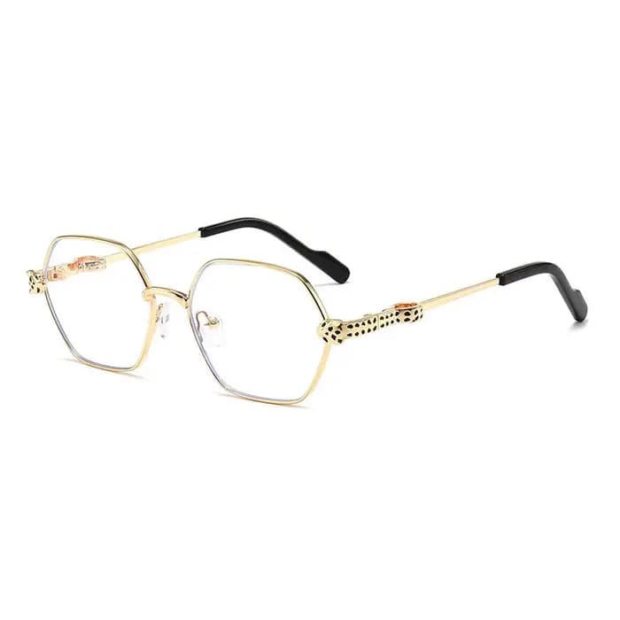 Lunettes de soleil de luxe unisexe tête de panthère 2026 Nouvelle Arrivée Rétro Classique Métal UV40