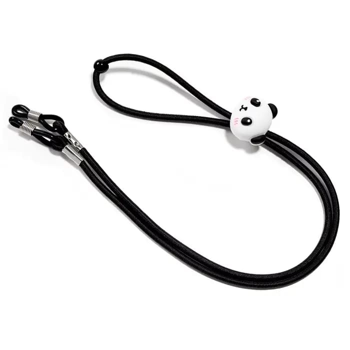 Corde à lunettes de dessin animé mignon, chaîne de corde antidérapante élastique réglable, peut être