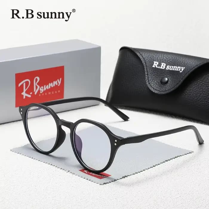 Lunettes de lecture anti-lumière bleue RBsunny, monture ronde, mode, homme/femme, classique, rétro,