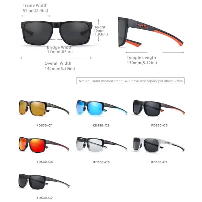 KDEAM-Lunettes de soleil polarisées pour hommes et femmes, nouvelles lunettes de soleil photochromiq
