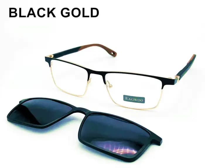 Lunettes de soleil pour hommes, monture optique métallique, monture carrée, Prescription, myopie, él